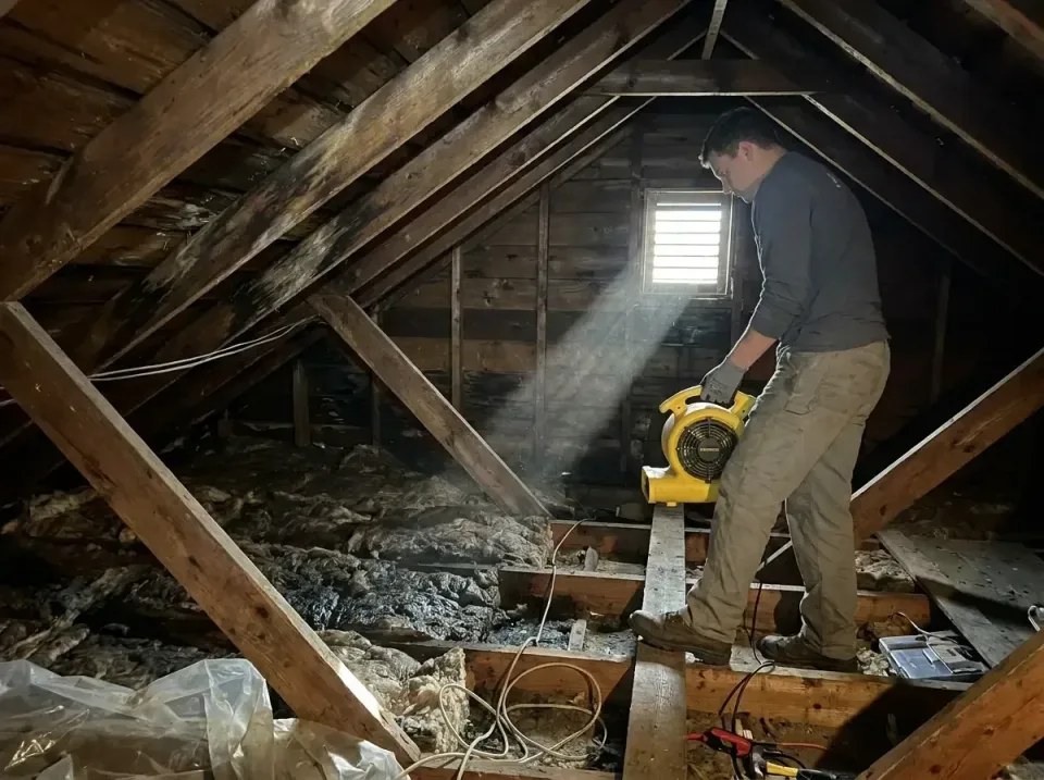 attic-water-damage-drying-proc-007 — frequently asked questions, Emergency Water Extraction & 24/7 Flood Response in Holland…